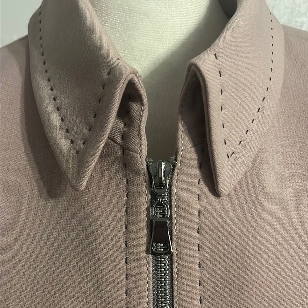 Tahari Arthur S Levine PinkTailored Blazer with Pointed Collar Sz 8 - Picture 2 of 9